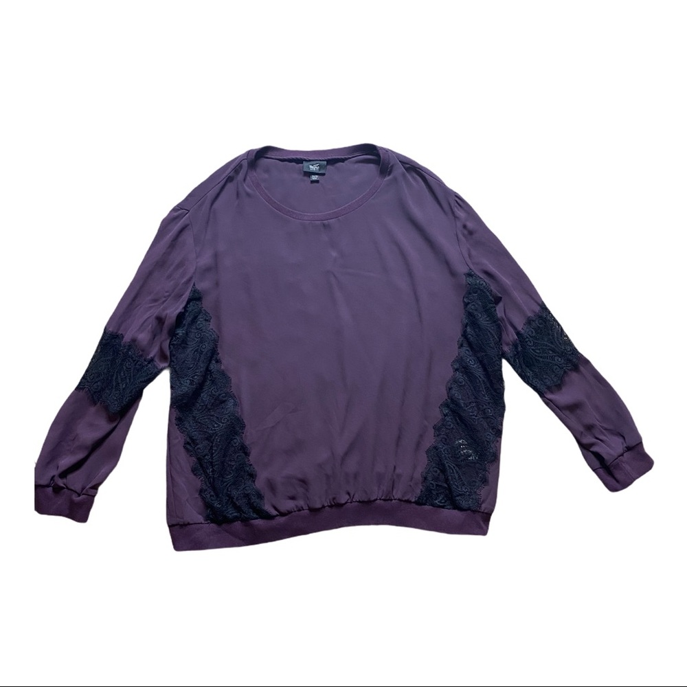 Mossimo Purple Lace Shirt